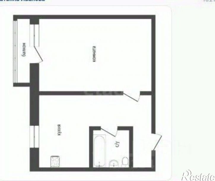 1-комн квартира ул Томина, 80,  д. 80