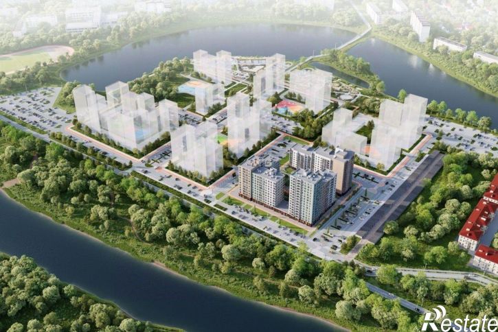 1-комн квартира в новом доме проспект Конституции
