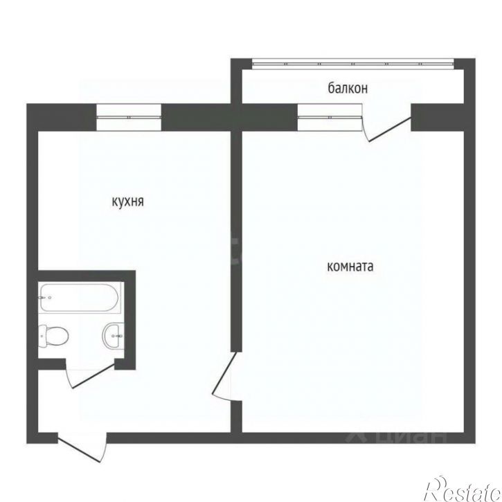 1-комн квартира ул Станционная, 40,  д. 40