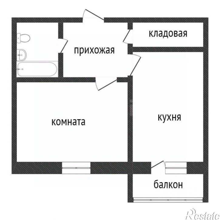 1-комн квартира городской округ Курган