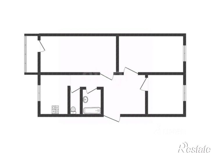 3-комн квартира ул Черняховского, 10,  д. 10