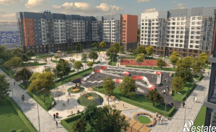 2-комн квартира в новом доме жилой район Заозёрный, 12-й микрорайон, 2