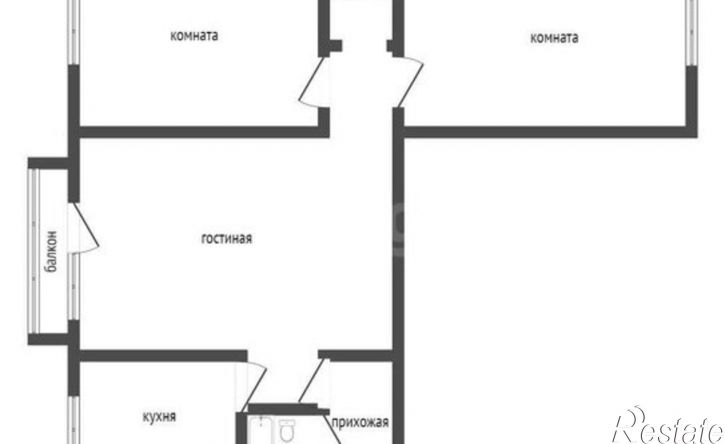 3-комн квартира Курган, проспект Конституции, 57