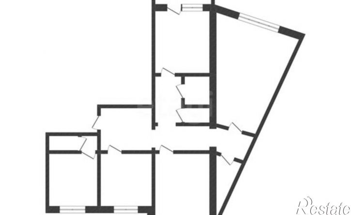 4-комн квартира жилой район Заозёрный, 5-й микрорайон, 3