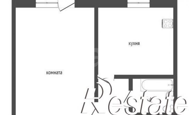 1-комн квартира улица Луначарского, 4,  д. 4