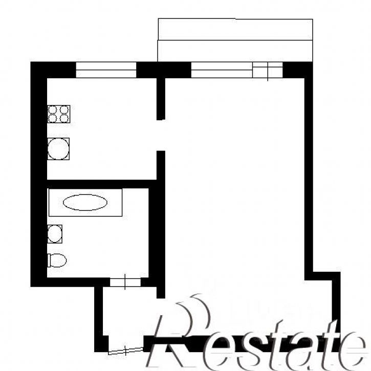 1-комн квартира улица Бурова-Петрова, 9,  д. 9