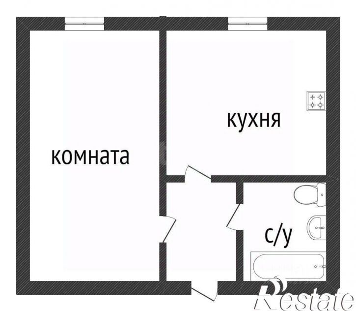 1-комн квартира улица Савельева, 58,  д. 58