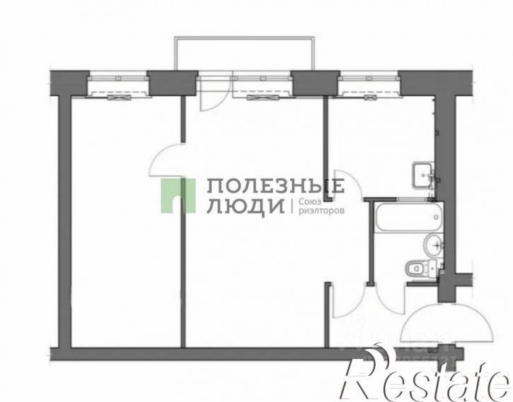 2-комн квартира улица Карбышева, 58,  д. 58