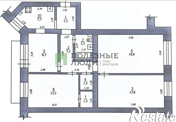 4-комн квартира Пролетарская улица, 40,  д. 40
