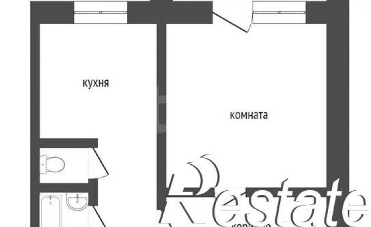 1-комн квартира улица 9 Мая, 4Б к1,  д. 4Б к1
