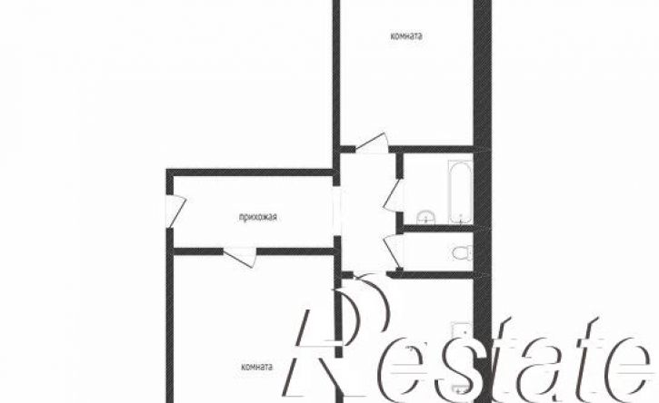 2-комн квартира улица Красина, 73А,  д. 73А