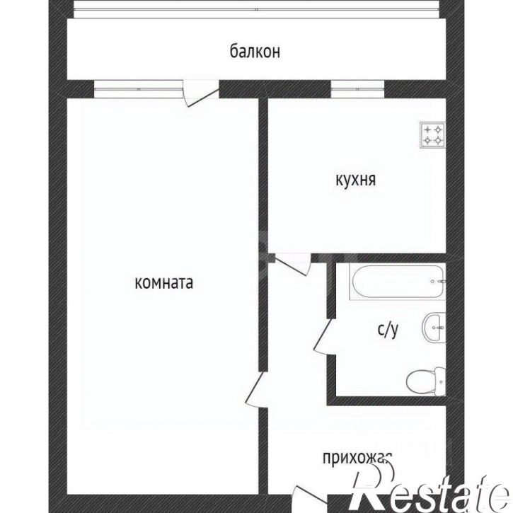 1-комн квартира улица Дзержинского, 31Г,  д. 31Г