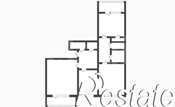 3-комн квартира улица Криволапова, 13А,  д. 13А
