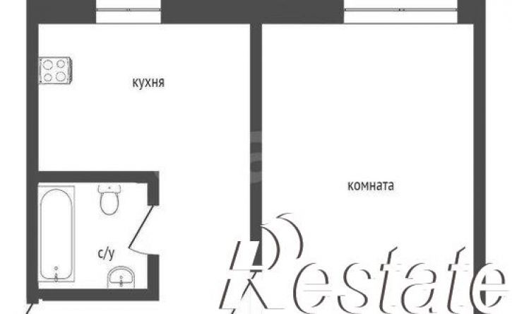 1-комн квартира 7-й микрорайон, 5К1,  д. 5К1