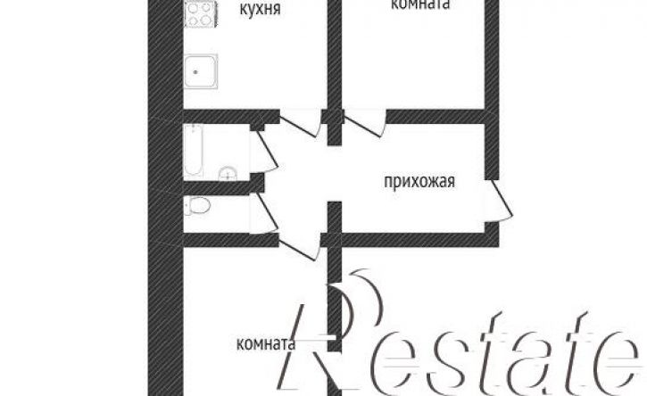 2-комн квартира жилой район Заозёрный, 4-й микрорайон, 31