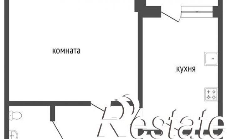 1-комн квартира улица Алексеева, 4,  д. 4