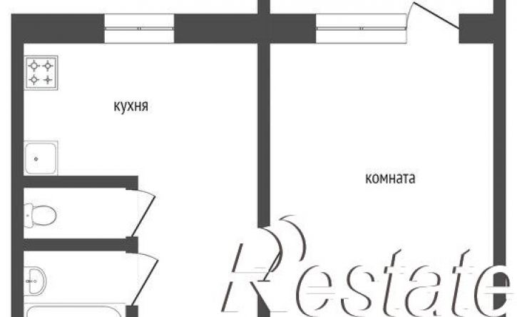 1-комн квартира жилой район Заозёрный, 6-й микрорайон, 26