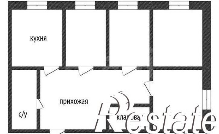 4-комн квартира улица Пушкина, 18,  д. 18