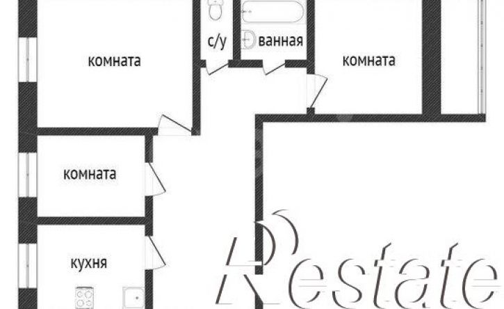 3-комн квартира улица Куйбышева, 151,  д. 151