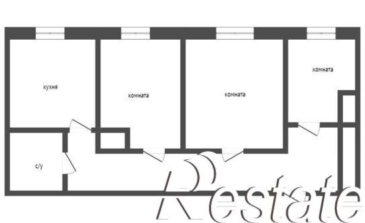 3-комн квартира Чернореченская улица, 127 к2,  д. 127 к2